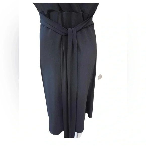 Ricki’s Black Midi Stretch Short Sleeve Dress Size Medium - Picture 6 of 10